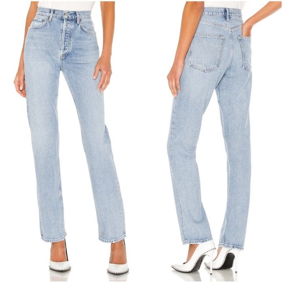 Agolde Lana Straight High Rise Jeans size 30 - Picture 1 of 11